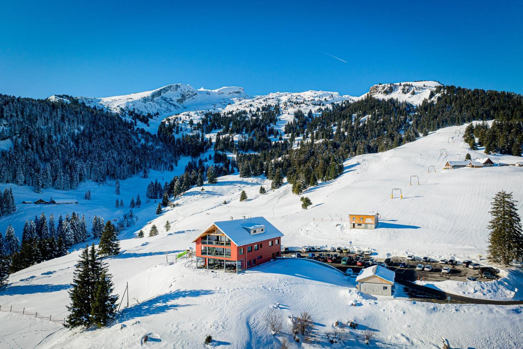 Hotel Restaurant Berghaus Malbun Buchserberg Букс Экстерьер фото