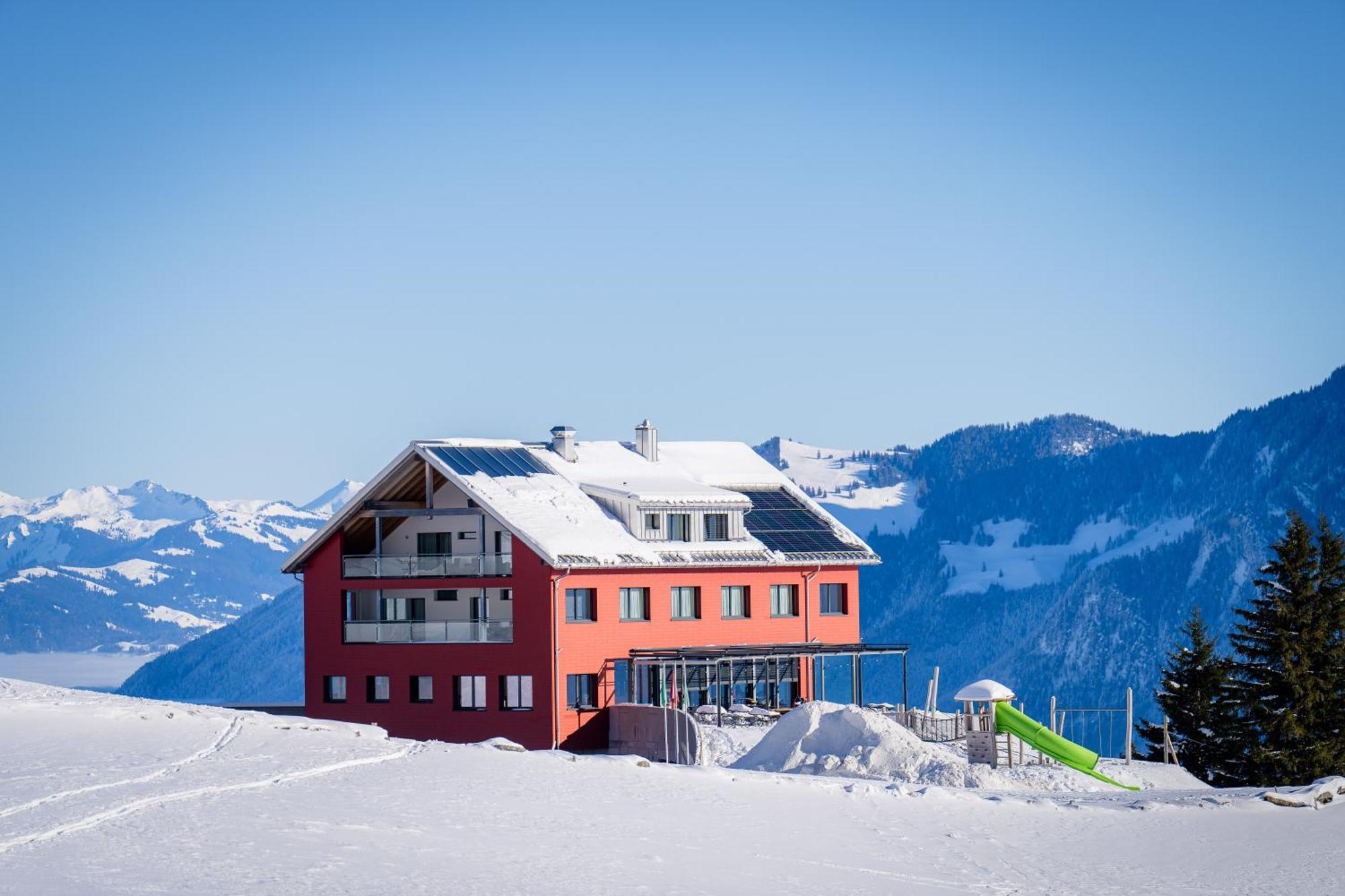 Hotel Restaurant Berghaus Malbun Buchserberg Букс Экстерьер фото